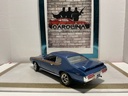 1/18: ERTL 1969 PONTIAC GTO JUDGE BLUE ON CREAM W STRIPE image