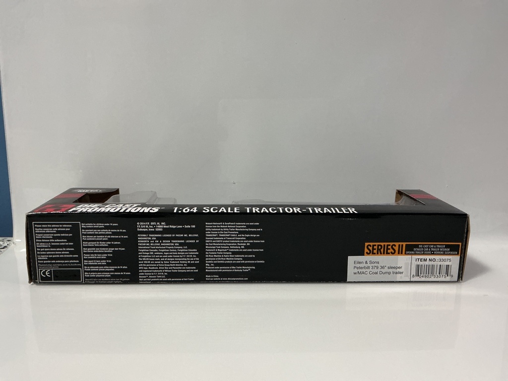 1:64 DCP DIE-CAST PROMOTIONS EILEN & SONS PETERBILT & DUMP TRAILER #33075 - Photo 5