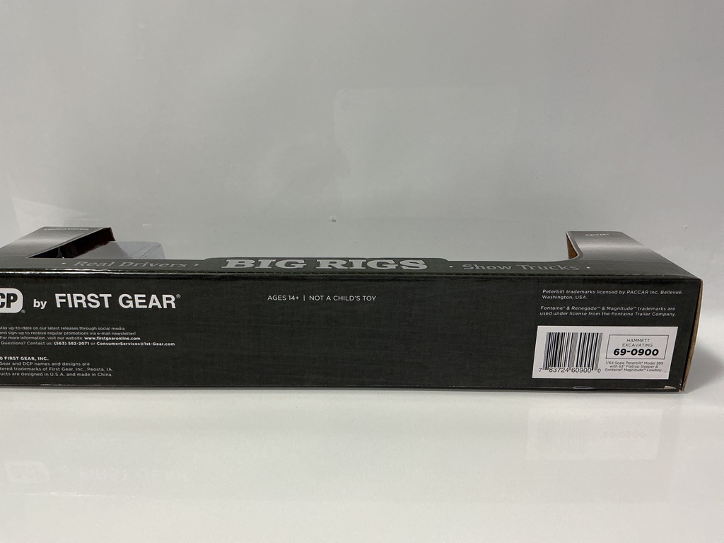 1:64 DCP FIRST GEAR HAMMETT PETERBILT & LOWBOY #69-0900 - Photo 4