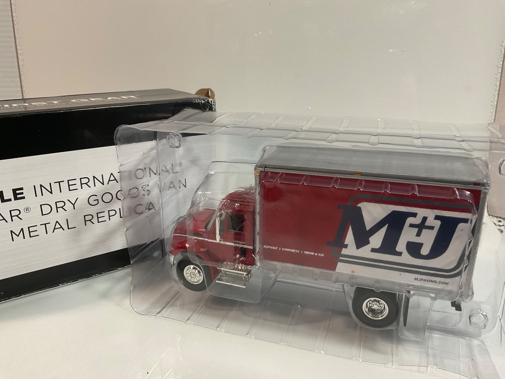 1/34 1ST GEAR INTERNATIONAL DRY GOODS VAN M+J ASPHALT CONCRETE 19-4162 - Photo 2