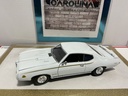 1/18: MOTOR MAX 1969 PONTIAC GTO WHITE ON BLACK image