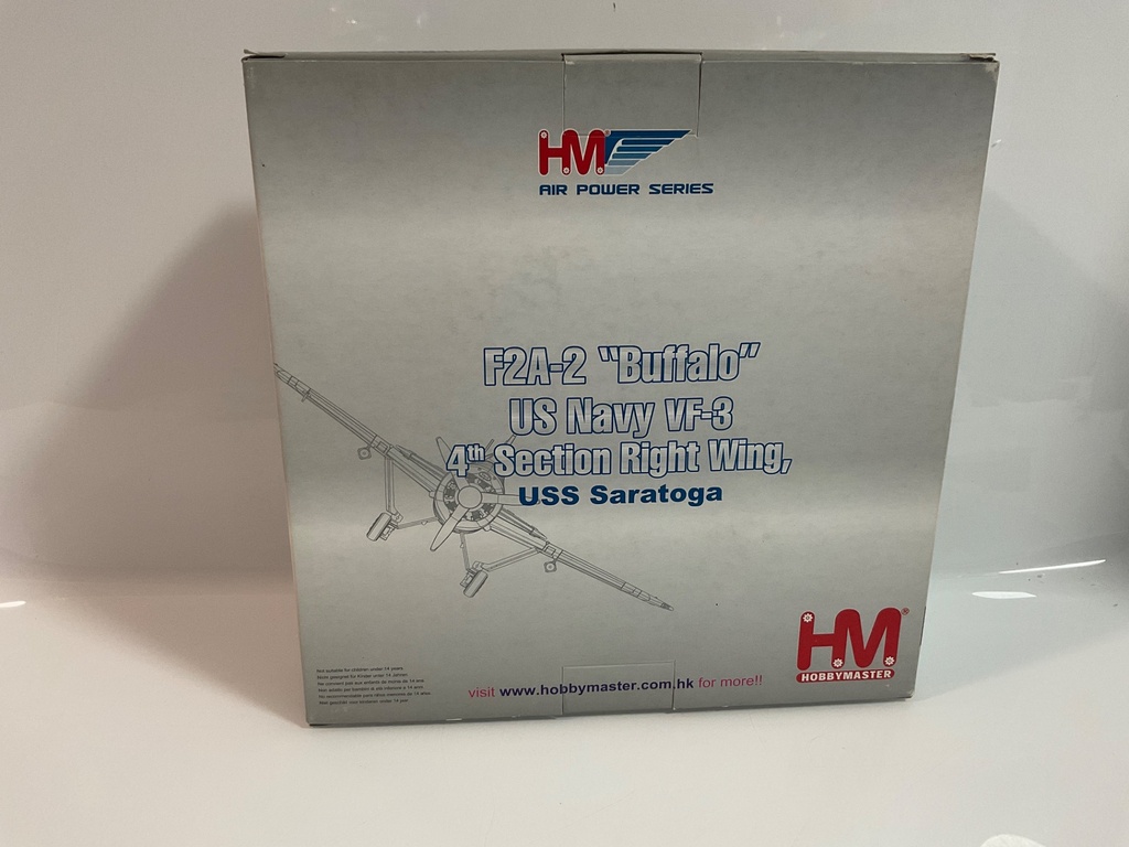1/48 HOBBY MASTER F2A-2 “BUFFALO” US NAVY VF-3 USS SARATOGA  - Photo 4