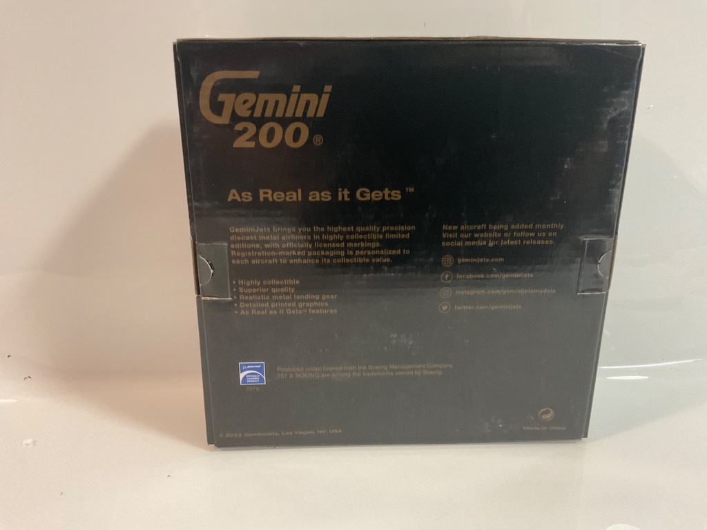 1/200 GEMINI 200 BOEING 757-200 TRUMP G2TRU1203 - Photo 5