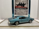 1/18: ERTL 1969 PONTIAC GTO BLUE ON BLACK image