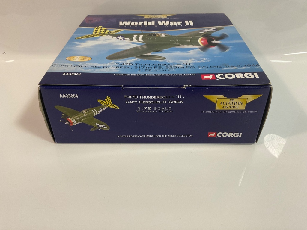  1/72 CORGI WWII P-47D THUNDERBOLT 11 HERSCHEL AA33804 - Photo 4