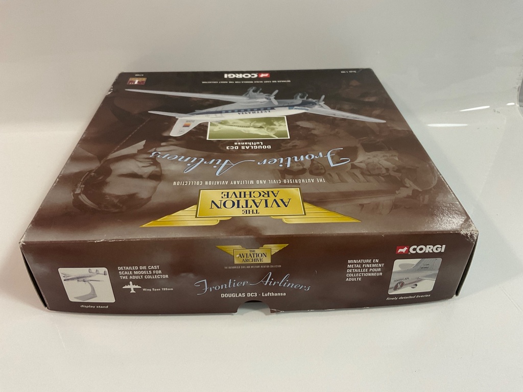1/44 CORGI FRONTIER AIRLINES DOUGLAS DC3 LUFTHANSA - Photo 3