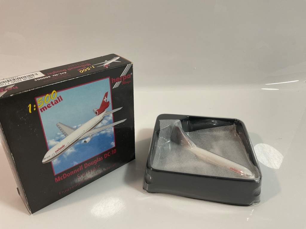 1/500 HERPA MCDONNELL DOUGLAS DC-10 SWISS AIR  - Photo 2