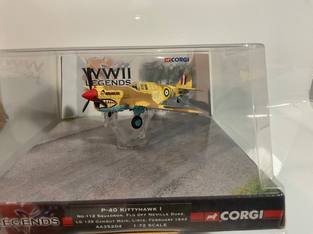 1/72 CORGI KITTYHAWK I LG 13 GAMBUT LIBYA 1943  - Photo 3