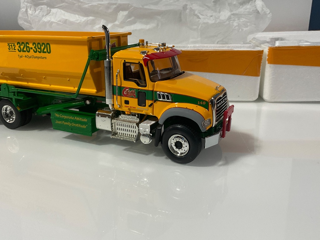 1/34 FIRST GEAR MACK GRANITE MP ROLL OFF CITYWIDE DISPOSAL 19-4184 - Photo 7