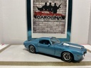 1/18: ERTL 1970 PONTIAC FIREBIRD TRANS AM BLUE ON BLUE WITH WHITE STRIPE image