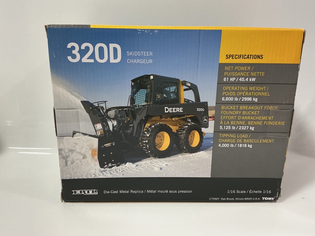 1/16 ERTL JOHN DEERE 320D SKIDSTEER PRESTIGE COLLECTION - Photo 3