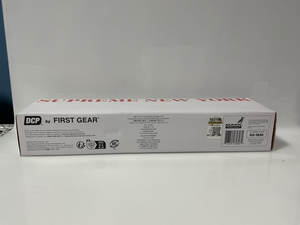 1:64 DCP DIE-CAST PROMOTIONS MACK ANTHEM SUPREME NEW YORK WHITE - Photo 2