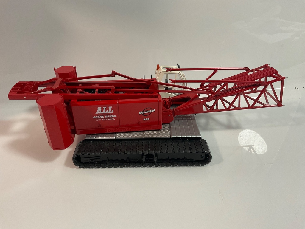 1/50 CCM MANITOWOC 555 DIE CAST CRAWLER CRANE ALL CRANE  - Photo 4