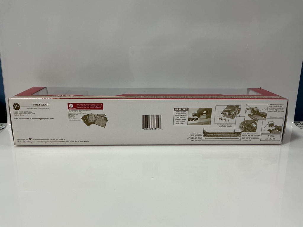 1:50 FIRST GEAR RLF HAULING  MACK GRANITE AND LOWBOY - Photo 4