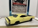 1/18: ERTL 1969 DODGE SUPER BEE YELLOW ON BLACK image