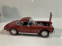 ERTL 1962 CORVETTE BURGUNDY ON BLACK - Photo 4