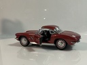 ERTL 1962 CORVETTE BURGUNDY ON BLACK - Photo 6