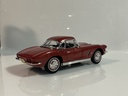 ERTL 1962 CORVETTE BURGUNDY ON BLACK - Photo 8