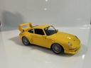 1/18 ANSON PORSCHE 911 GT2 YELLOW ON BLACK - Photo 3