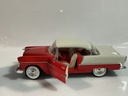 1/18 ERTL 1955 CHEVROLET BEL AIR RED / WHITE ON RED - Photo 4