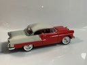 1/18 ERTL 1955 CHEVROLET BEL AIR RED / WHITE ON RED - Photo 6