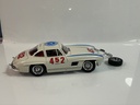 1/18 BURAGO 1954 MERCEDES 300 SL WHITE ON RED [DAMAGED] - Photo 5