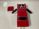 1/18 ERTL 1966 CHEVY NOVA RED/WHITE ON BLACK - Photo 3