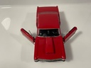 1/18 ERTL 1966 CHEVY NOVA RED/WHITE ON BLACK - Photo 5