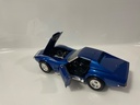 1/18 HOT WHEELS 1969 CHEVROLET CORVETTE STINGRAY BLUE ON BLACK - Photo 2