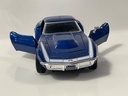 1/18 HOT WHEELS 1969 CHEVROLET CORVETTE STINGRAY BLUE ON BLACK - Photo 5
