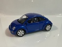 1/18 BURAGO 1998 VOLKSWAGEN NEW BEETLE MADE IN ITALY BLUE ON GRAY - Photo 3