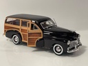 1/18 MAISTO 1948 CHEVROLET FLEET-MASTER ( WOODY ) BLACK/TAN ON BROWN   - Photo 6