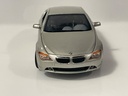 1/18 HOTWHEELS BMW 645 CI COUPE SILVER ON GRAY - Photo 5