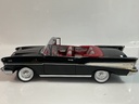 1/18 ERTL 1957 CHEVROLET BEL AIR BLACK ON RED / GRAY - Photo 2