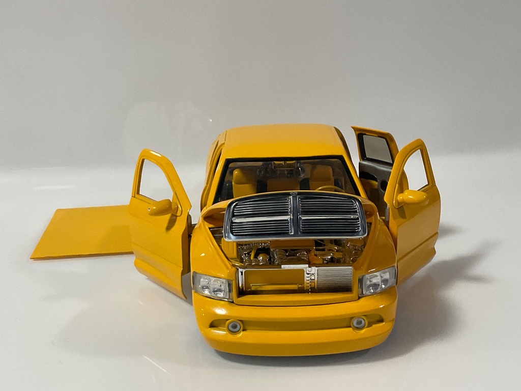 1/18 JADA TOYS 2003 DODGE RAM 1500 YELLOW ON YELLOW/BLACK - Photo 5