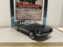 1/18: AUTOWORLD 1967 FORD MUSTANG GT500 NIGHT MIST BLUE ON WHITE image