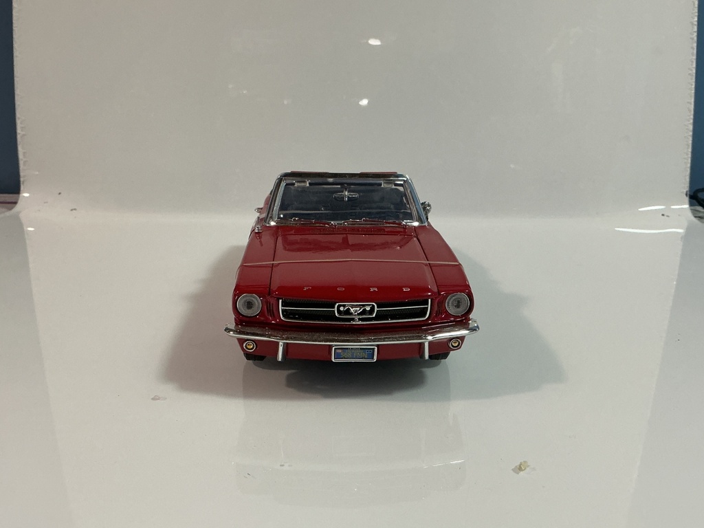 1/18 MOTORMAX 1964 MUSTANG RED ON BLACK  - Photo 6