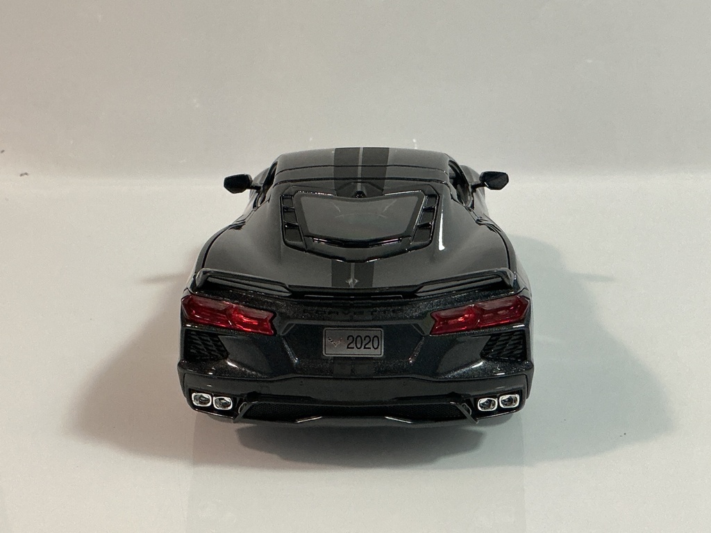 1/18 MAISTO 2020 CORVETTE DARK GREY ON BLACK - Photo 4