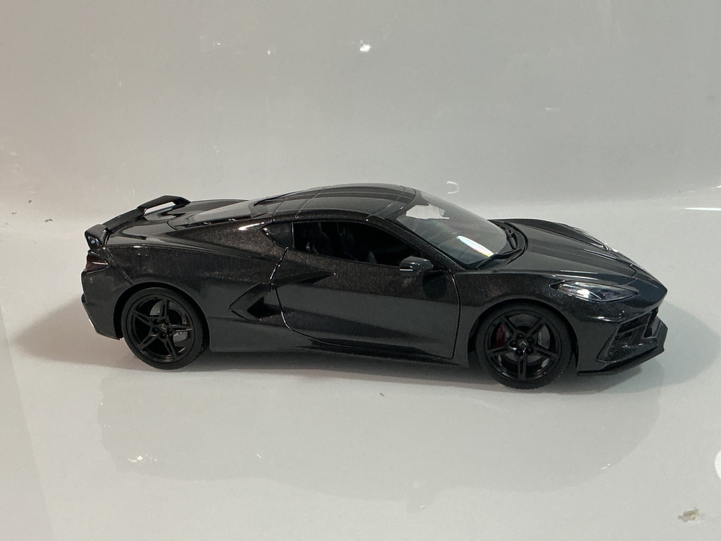 1/18 MAISTO 2020 CORVETTE DARK GREY ON BLACK - Photo 6