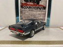 1/18: AUTOWORLD 1967 FORD MUSTANG GT500 NIGHT MIST BLUE ON WHITE image