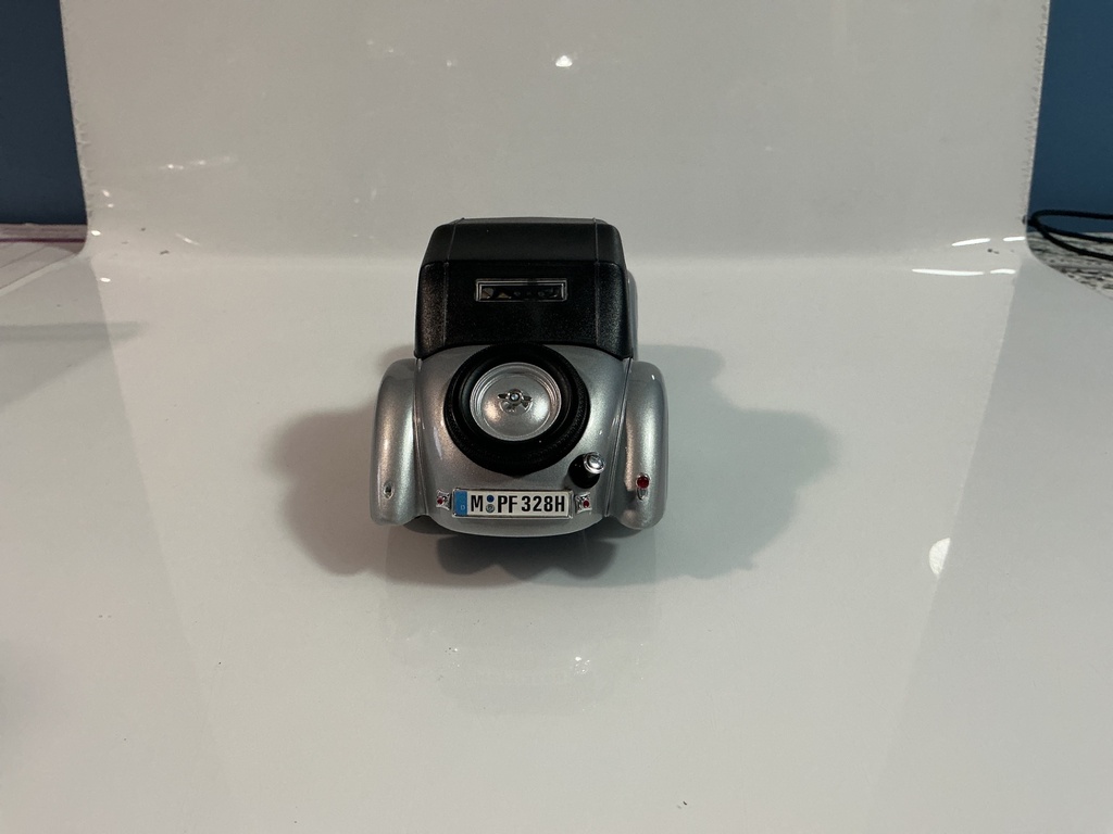 1/18 RICKO BMW 328 SILVER ON BLACK [MISSING EXHAUST PIPE] - Photo 4