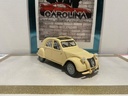 1/18: MAISTO 1952 CITROEN 2OV SEDEAN CREAM ON PLAID image