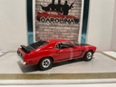 1/18: WELLY 1969 FORD MUSTANG BOSS 302 RED ON BLACK image