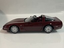 1/18 MAISTO CORVETTE ZR-1 1992 RED ON BLACK [RASHING OVER CAR] - Photo 2