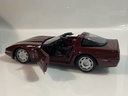 1/18 MAISTO CORVETTE ZR-1 1992 RED ON BLACK [RASHING OVER CAR] - Photo 3