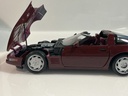 1/18 MAISTO CORVETTE ZR-1 1992 RED ON BLACK [RASHING OVER CAR] - Photo 4