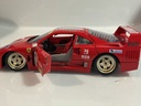 1/18 BURAGO 1987 FERRARI F40 #1 PIRELLI RED ON GREY - Photo 3