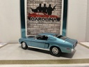 1/18: MAISTO 1968 FORD MUSTANG GT COBRA BLUE ON BLACK image
