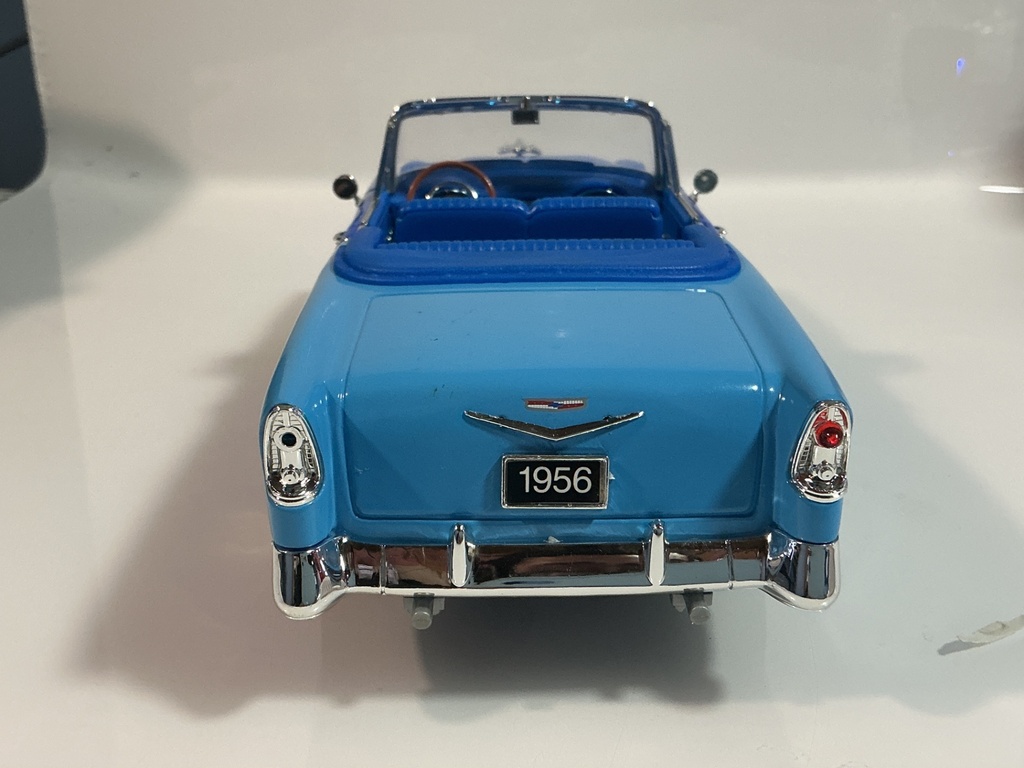 1/18 SIGNATURE 1956 CHEVROLET BEL AIR BLUE ON BLUE - Photo 3