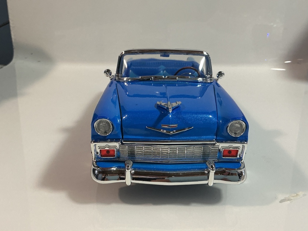 1/18 SIGNATURE 1956 CHEVROLET BEL AIR BLUE ON BLUE - Photo 5